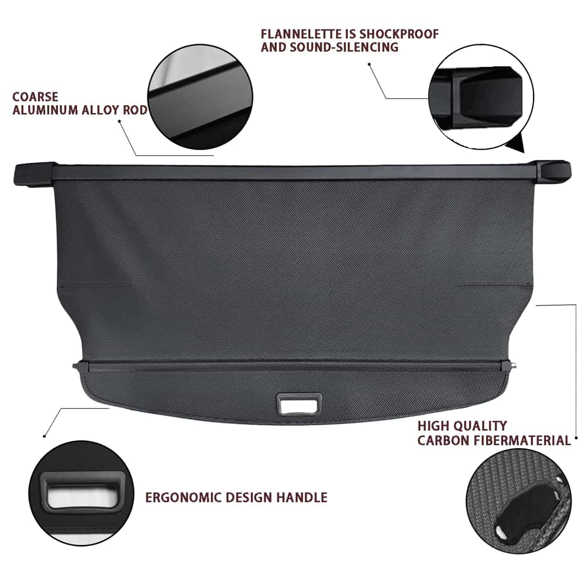 Cubierta de carga compatible con Jeep Grand Cherokee (2 - Imagen 4