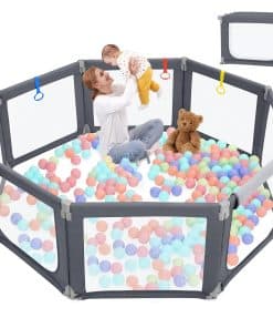 Corralito Plegable para Bebé Kidirect, 71"�69"� Gran