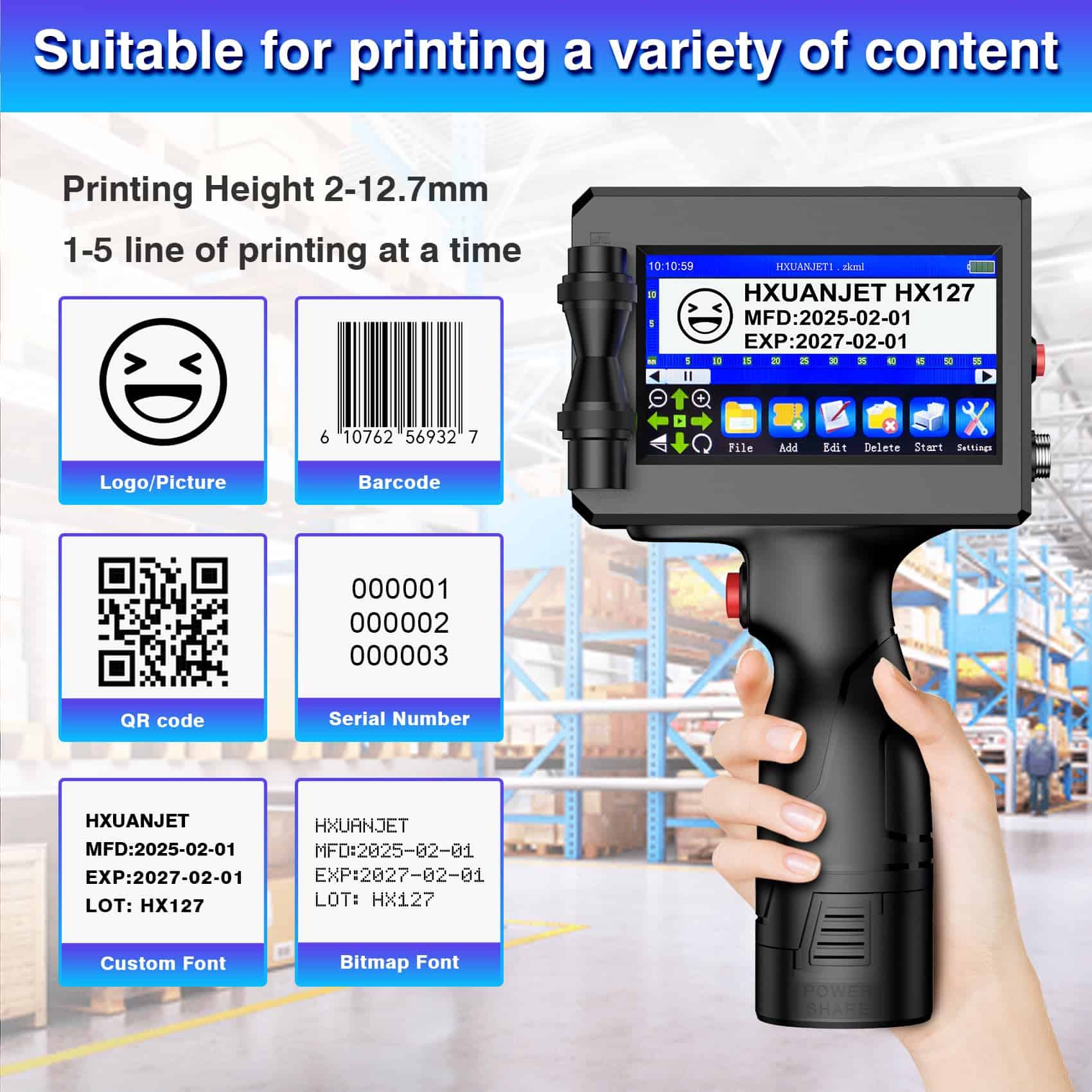 Batería para Impresora de Inyección de Tinta Portátil - Imagen 4