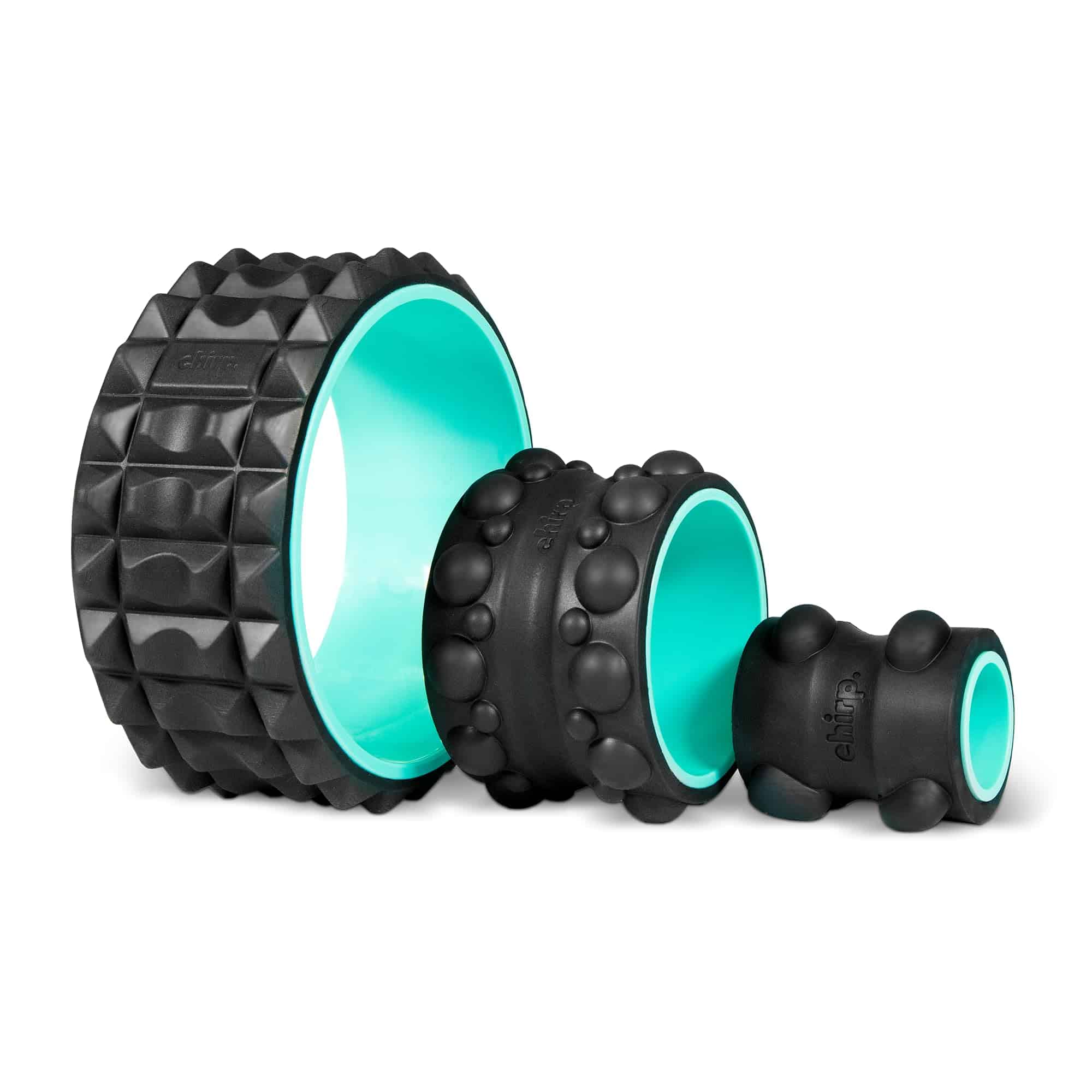 Set de Rodillos de Masaje Chirp Wheel XR 3P - 10� -Menta