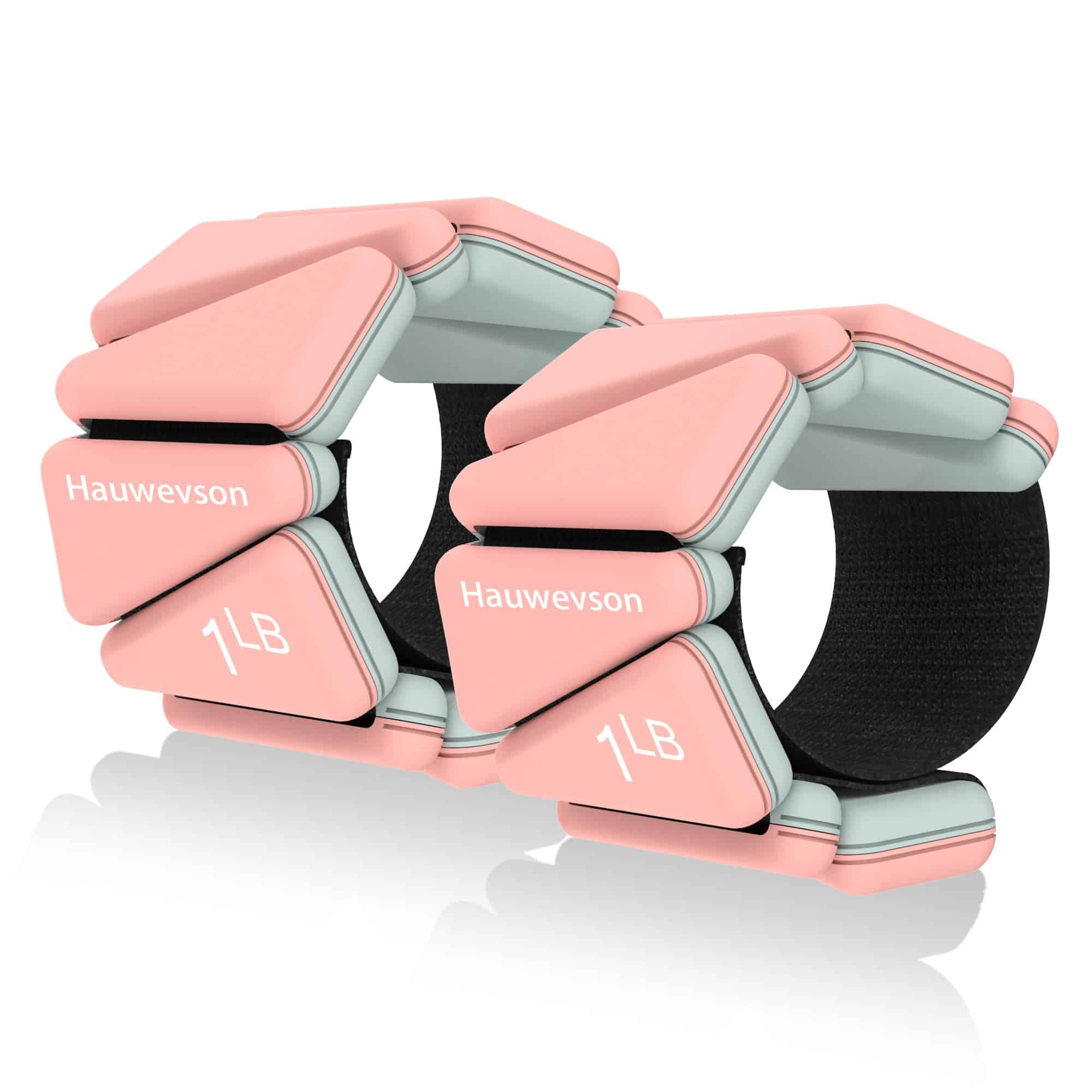 Pesas de Muñeca Hauwevson para Entrenamiento -Rosa Carne-1LB