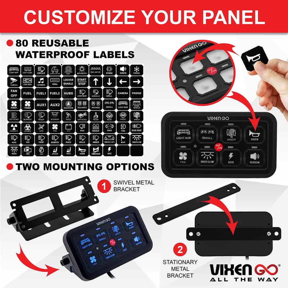 Panel de Interruptores Vixen Go 8 - Caja de Control de - Imagen 5