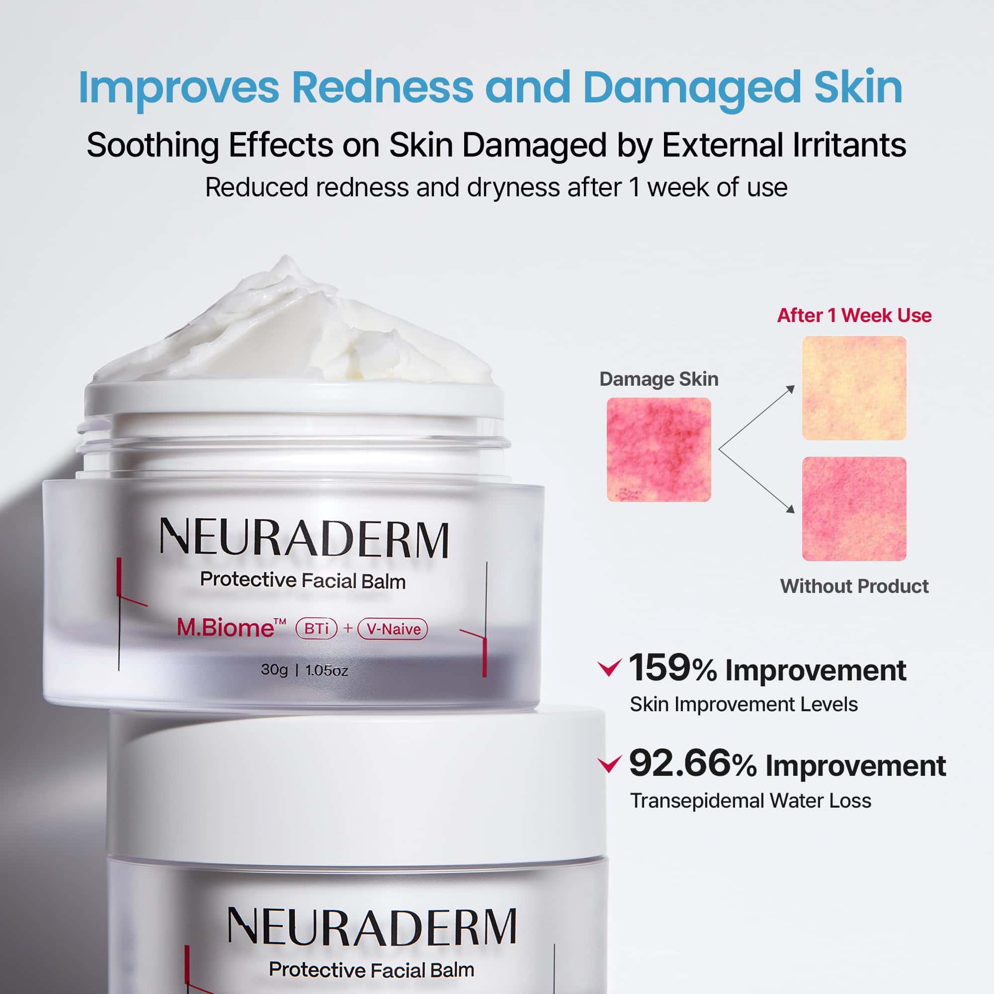 Bálsamo Facial Protector NEURADERM, Crema Rica Hidratante - Imagen 6