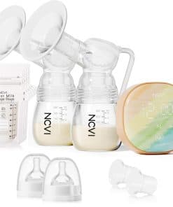 Extractor de leche eléctrico doble NCVI XB-8122-2 con 4