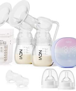 Extractor de leche eléctrico doble NCVI XB-8122-1 con 4