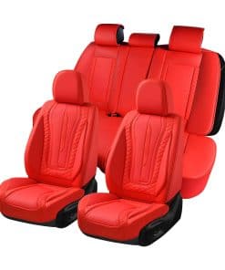 Juego Completo de Fundas para Asientos de -Rojo