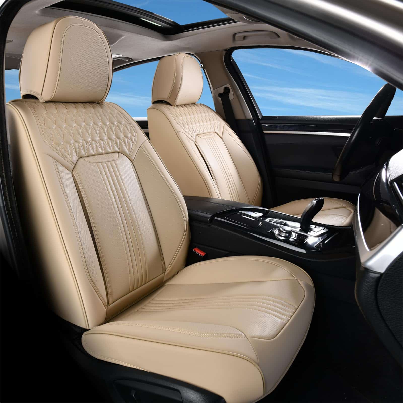 Fundas para Asientos Coverado, Juego -Beige - Imagen 10