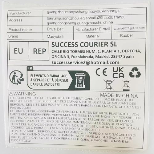 Correa en V Maoyubelt 1B01BE201 23100-BE2-A000 Piezas del - Imagen 9