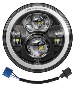Faros delanteros LED de 7 pulgadas para motocicleta Harley