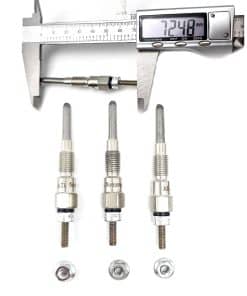 4 Bujías Incandescentes 6599047 6670470 para Bobcat 220 225