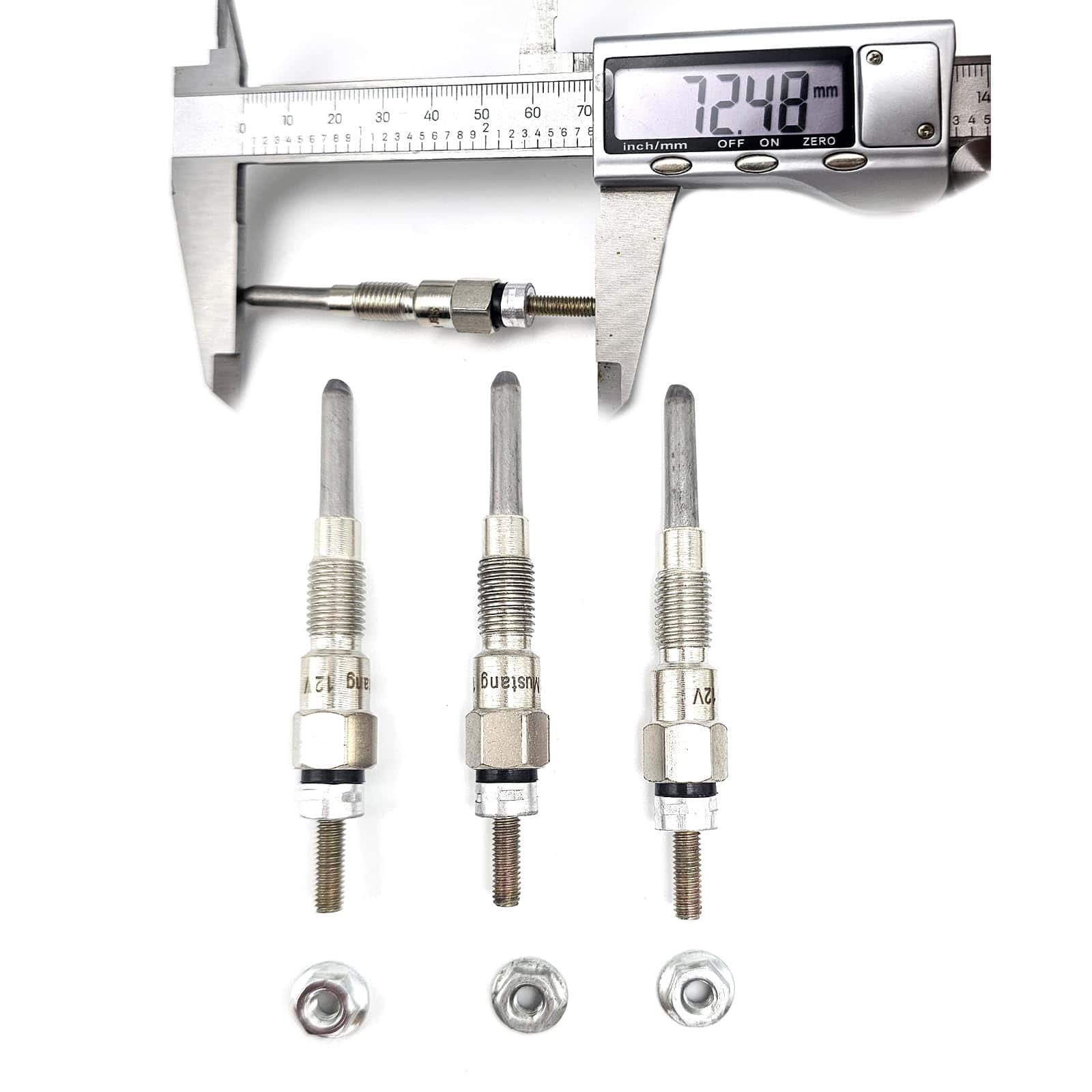 4 Bujías Incandescentes 6599047 6670470 para Bobcat 220 225