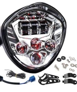 AVOUZ Faro delantero de motocicleta LED de 7 pulgadas Hi Lo