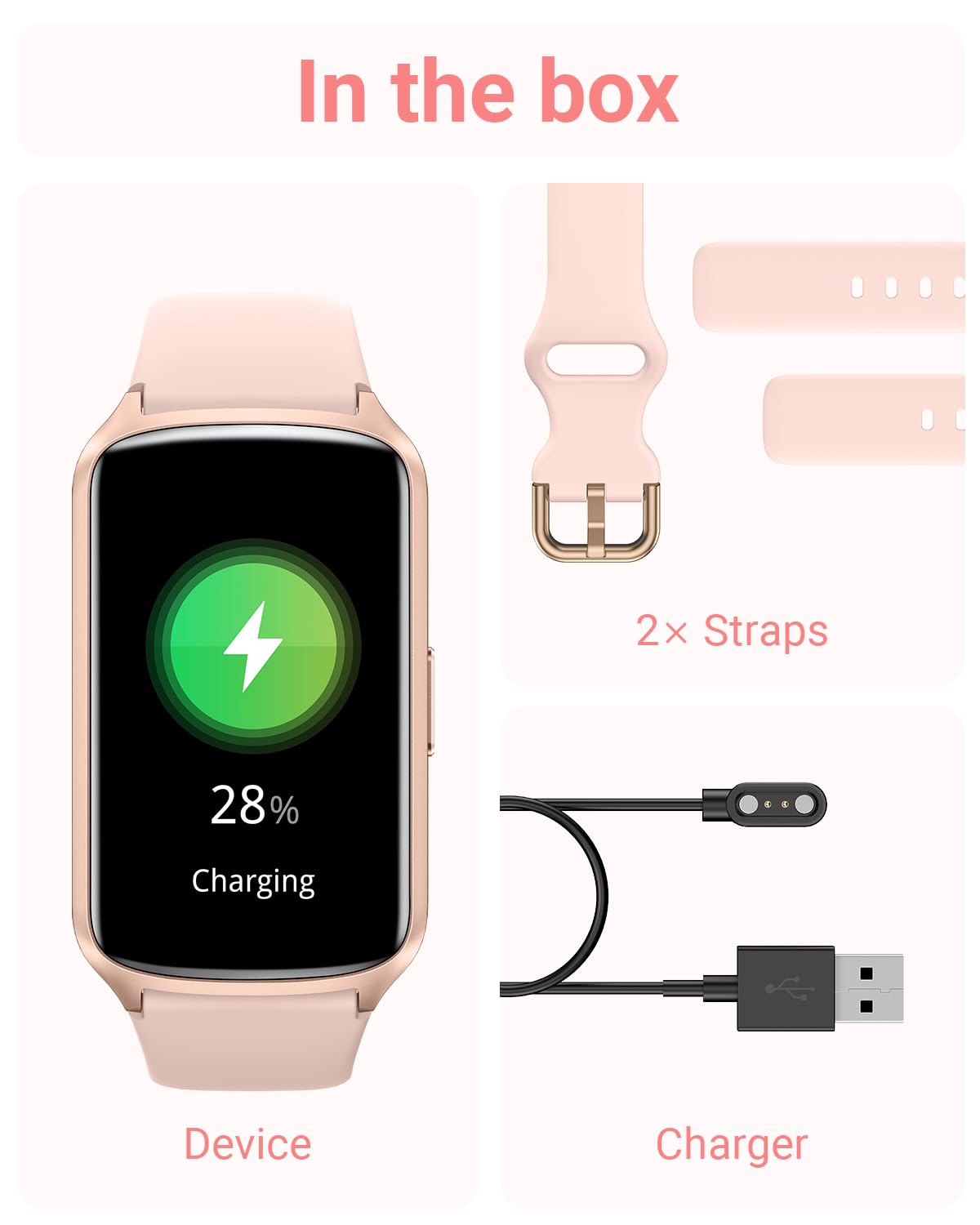 Amzhero Health Fitness Tracker con monitor de ritmo - Imagen 7