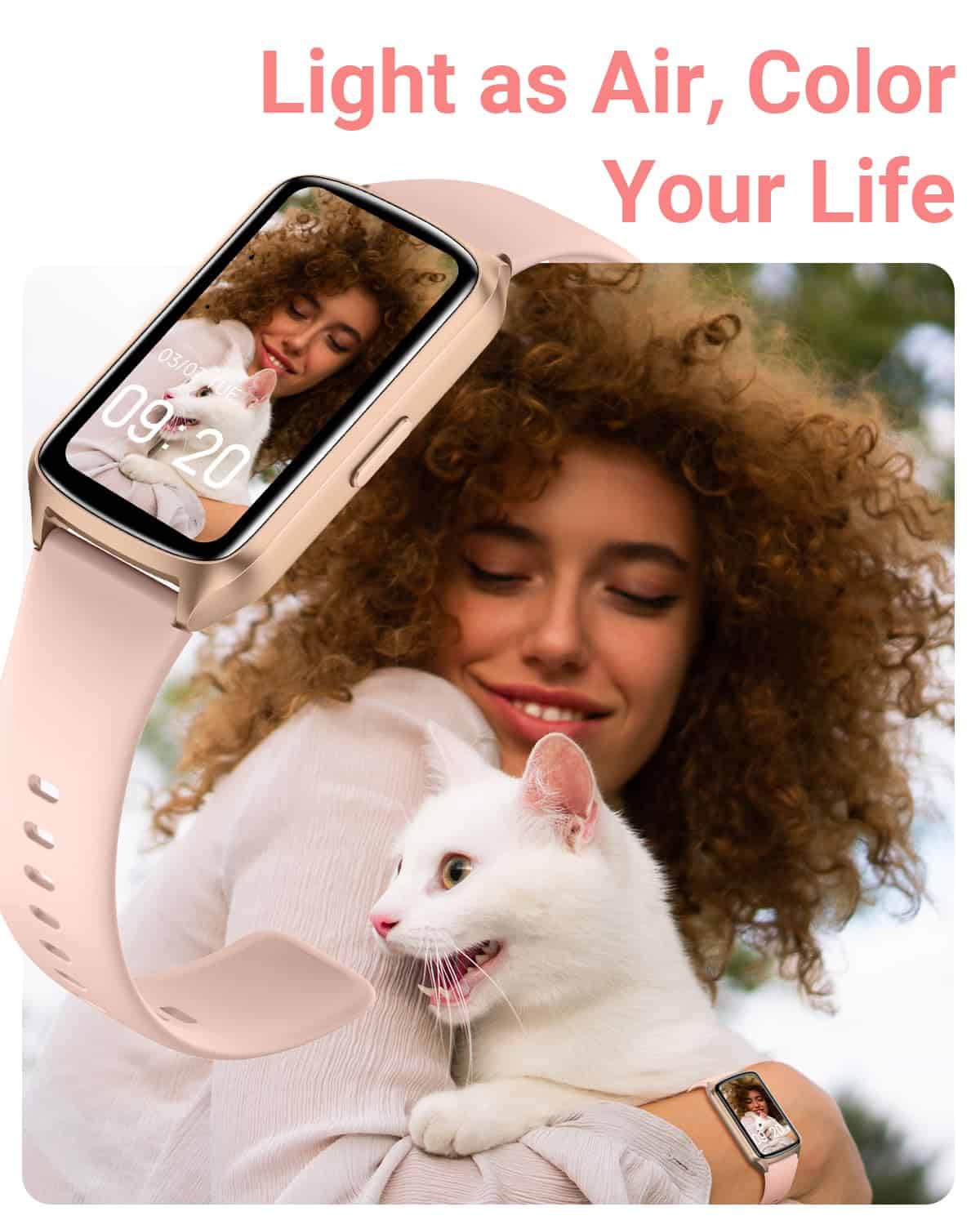 Amzhero Health Fitness Tracker con monitor de ritmo - Imagen 8