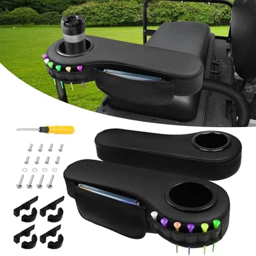 Brazo Reposabrazos para Carrito de Golf con Portavasos