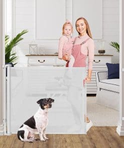 Puertas para bebés y mascotas extensibles de 60 pulgadas