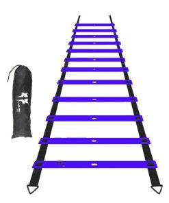 LYKAN FIT 20ft Escalera de Agilidad Deportiva -Azul