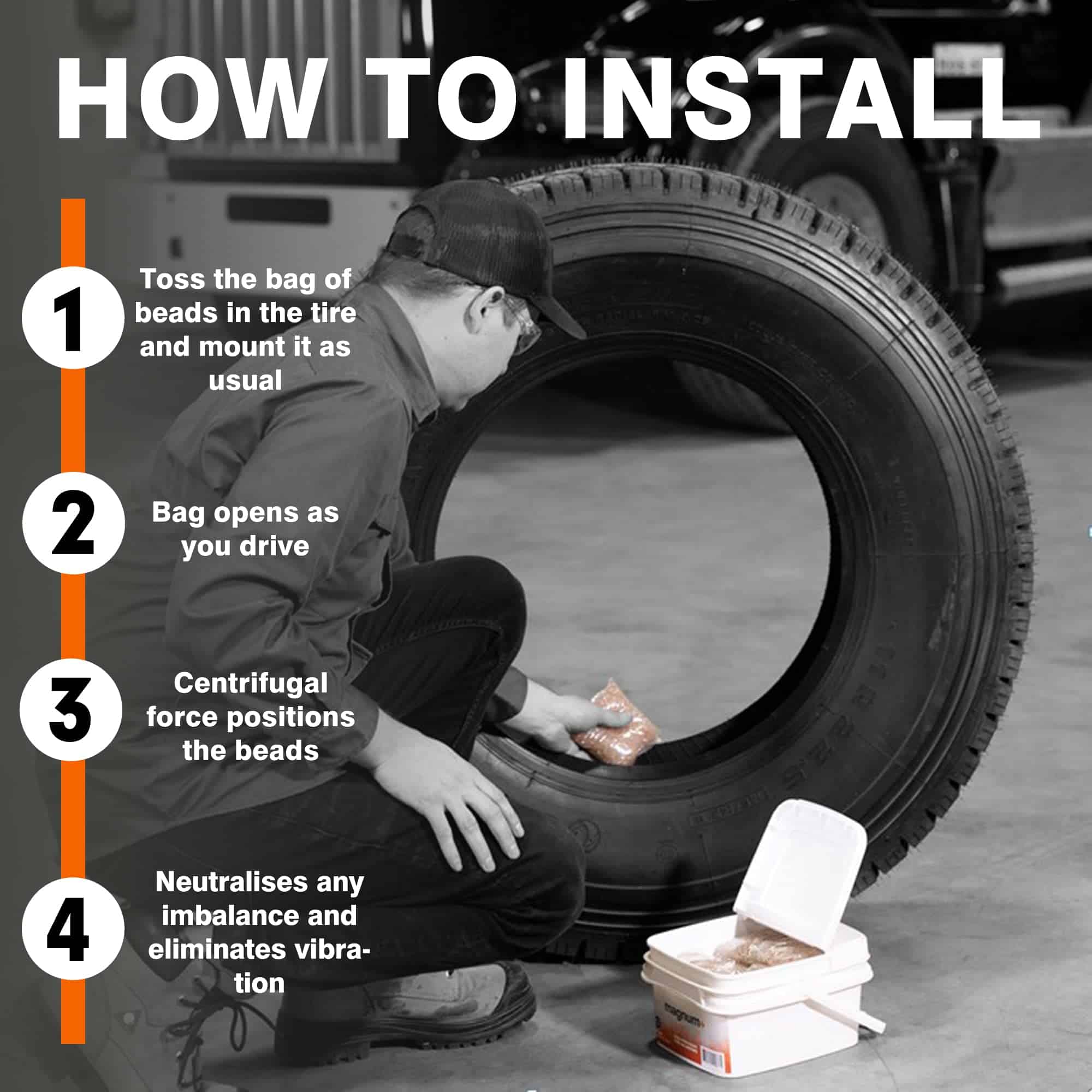 Balines de Equilibrio para Neumáticos Magnum+ para - Imagen 4