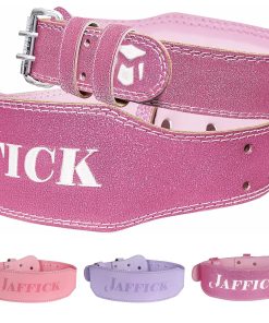 Cinturón de levantamiento de pesas Jaffick para -Rosa brilla