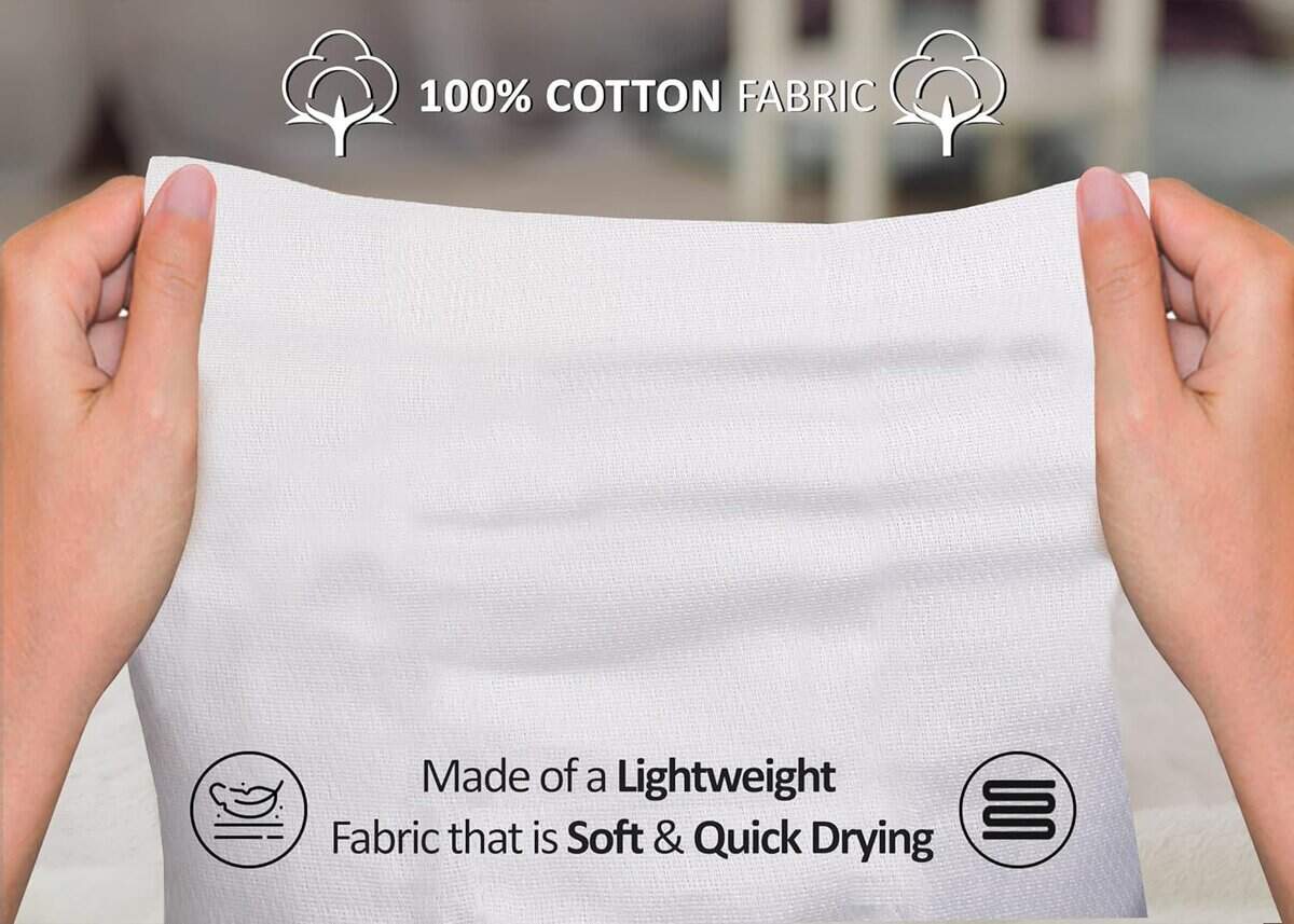 Paquete de 36 pañales de tela planos Birdseye RUVANTI para - Imagen 3