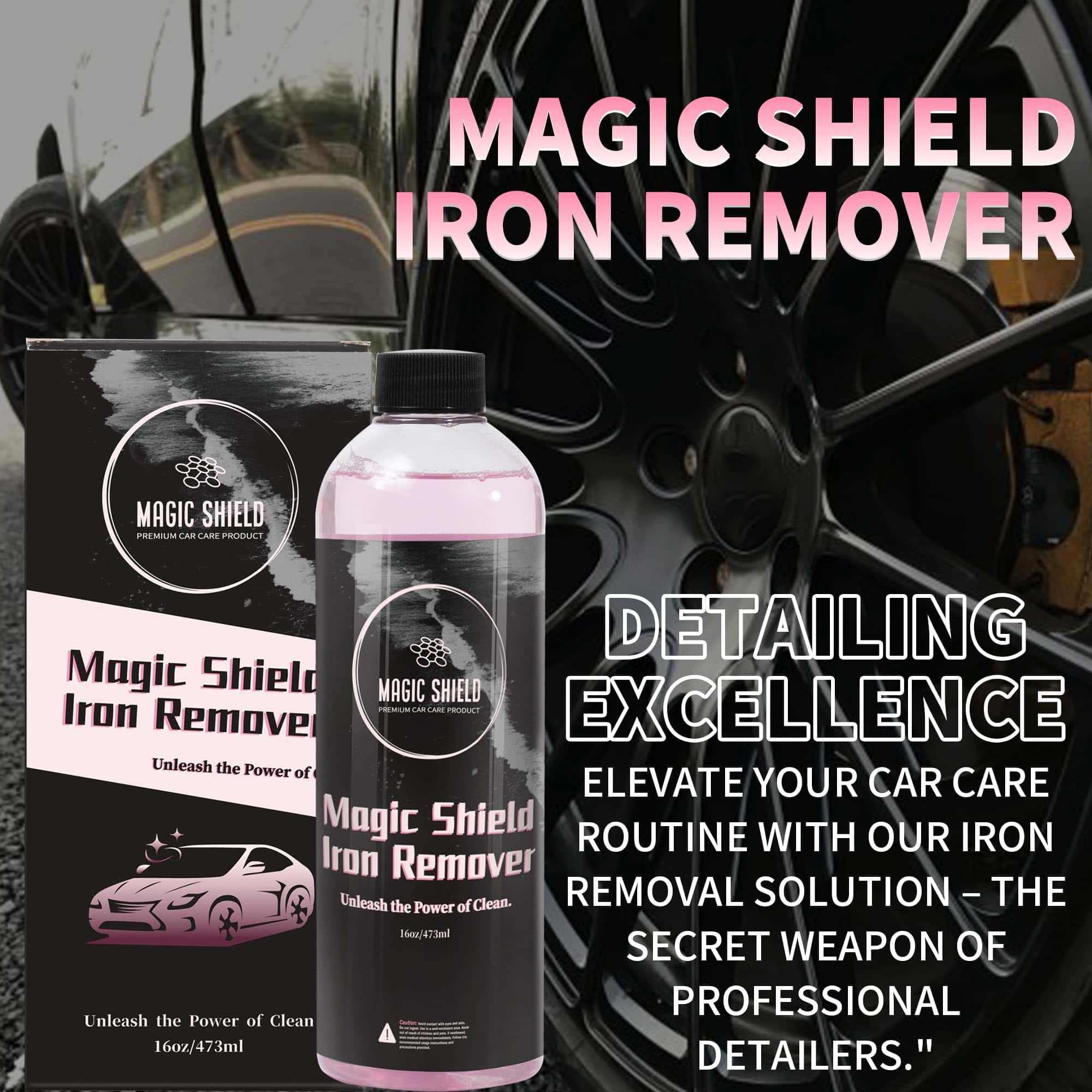 Magic Shield Removedor de Hierro en Spray para Autos 68oz - - Imagen 10