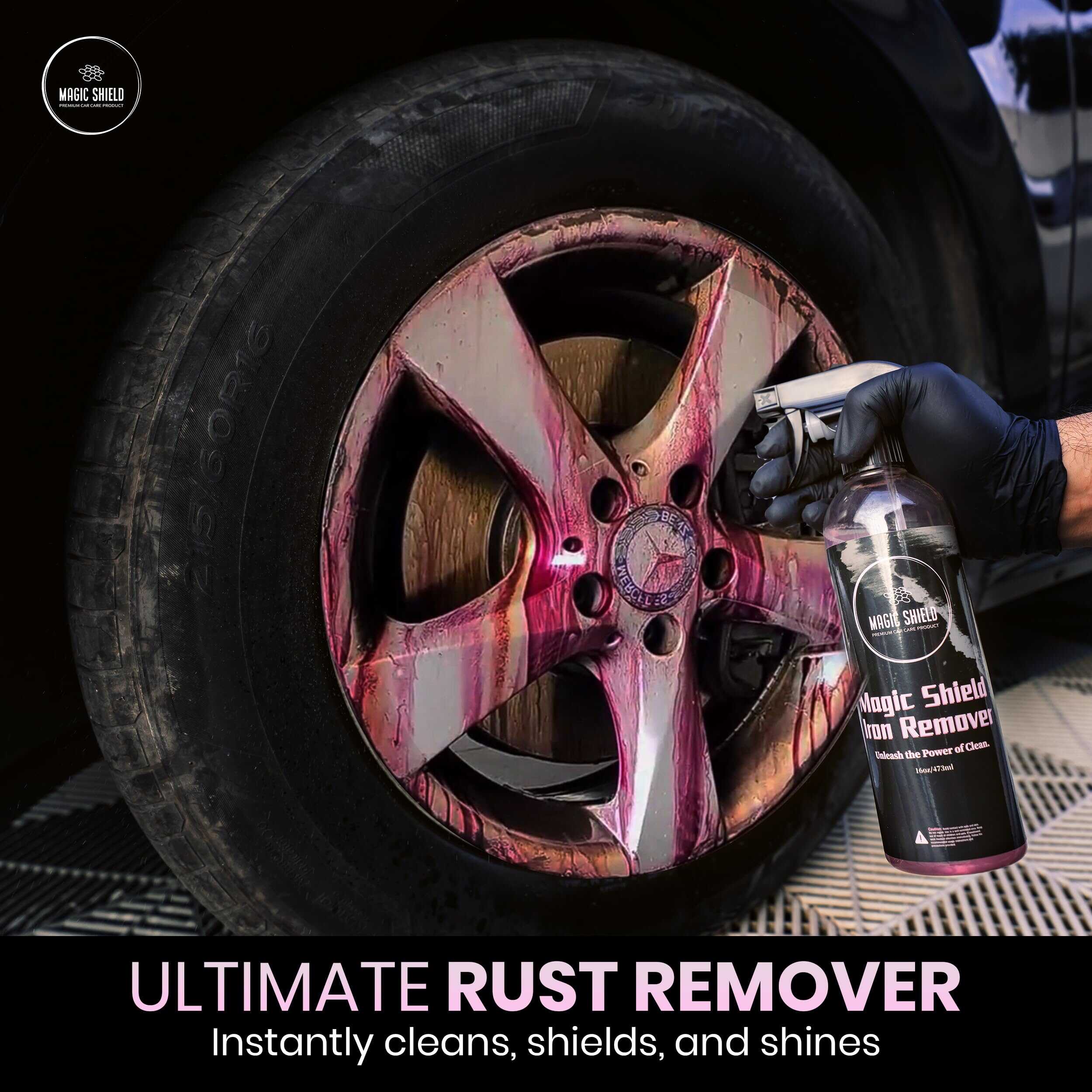 Magic Shield Removedor de Hierro en Spray para Autos 68oz - - Imagen 4