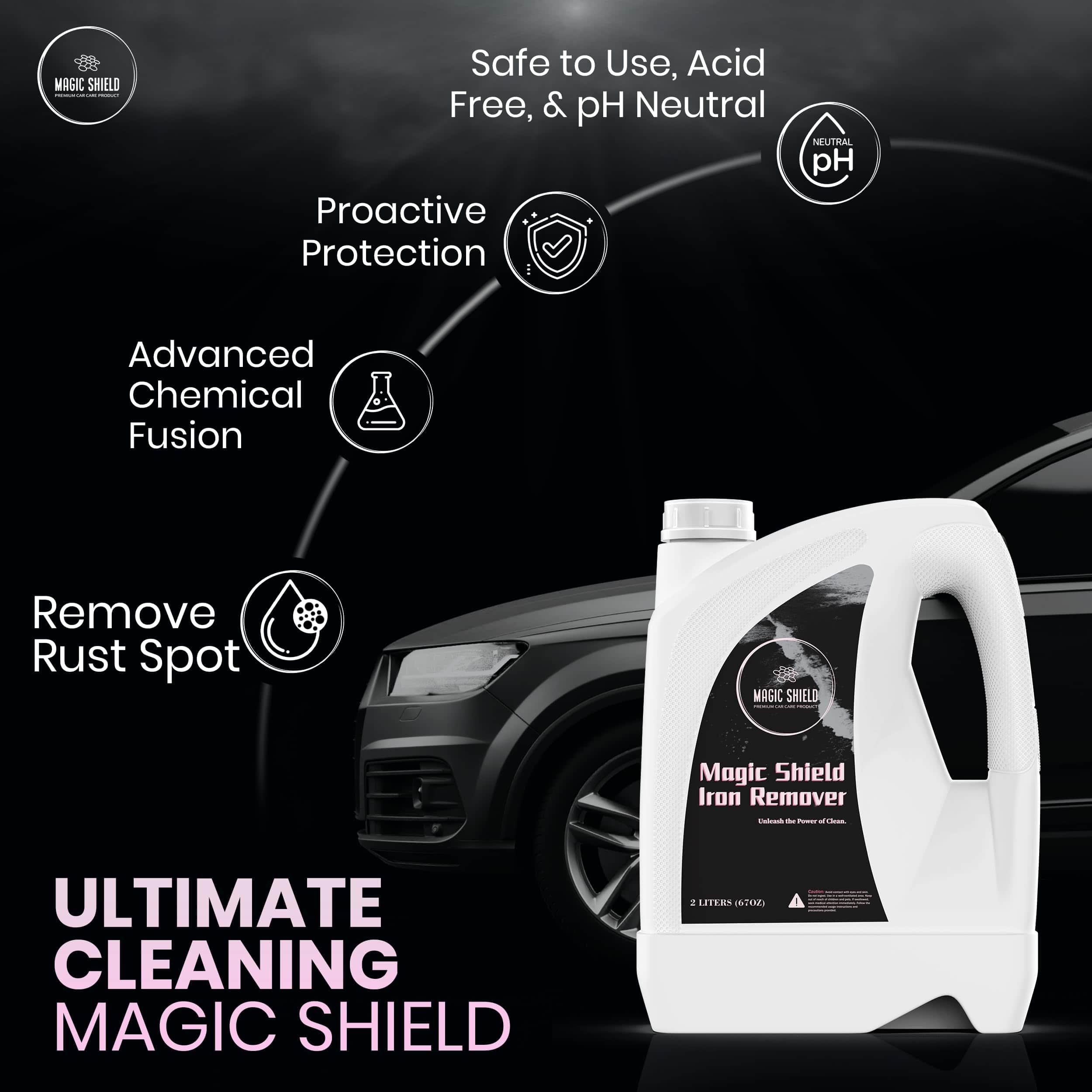 Magic Shield Removedor de Hierro en Spray para Autos 68oz - - Imagen 5