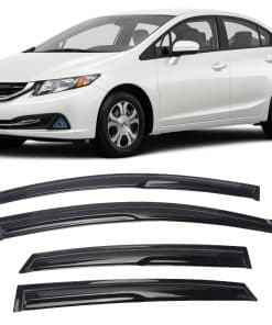 WONSABON Juegos de 4 deflectores de lluvia de ventana