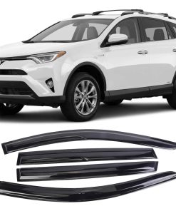 WONSABON Deflectores de Lluvia de Ventanas Tape-On Visors 4