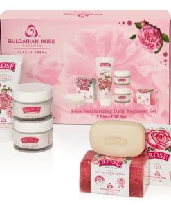 Set de Regimen Diario de Hidratación con Rosa Búlgara de 5