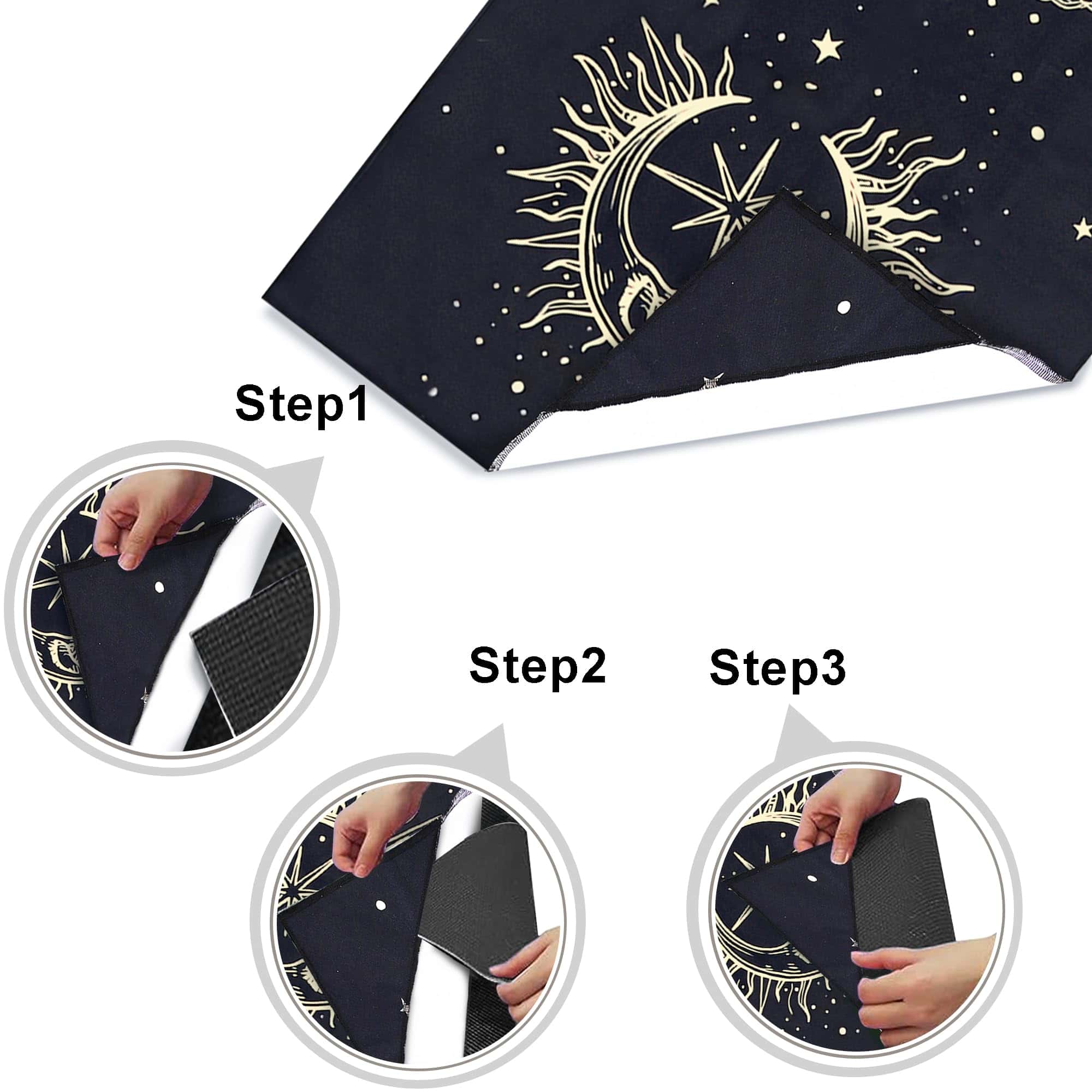 Toalla de Yoga con Diseño de Árbol de la Vida - Microfibra - Imagen 4