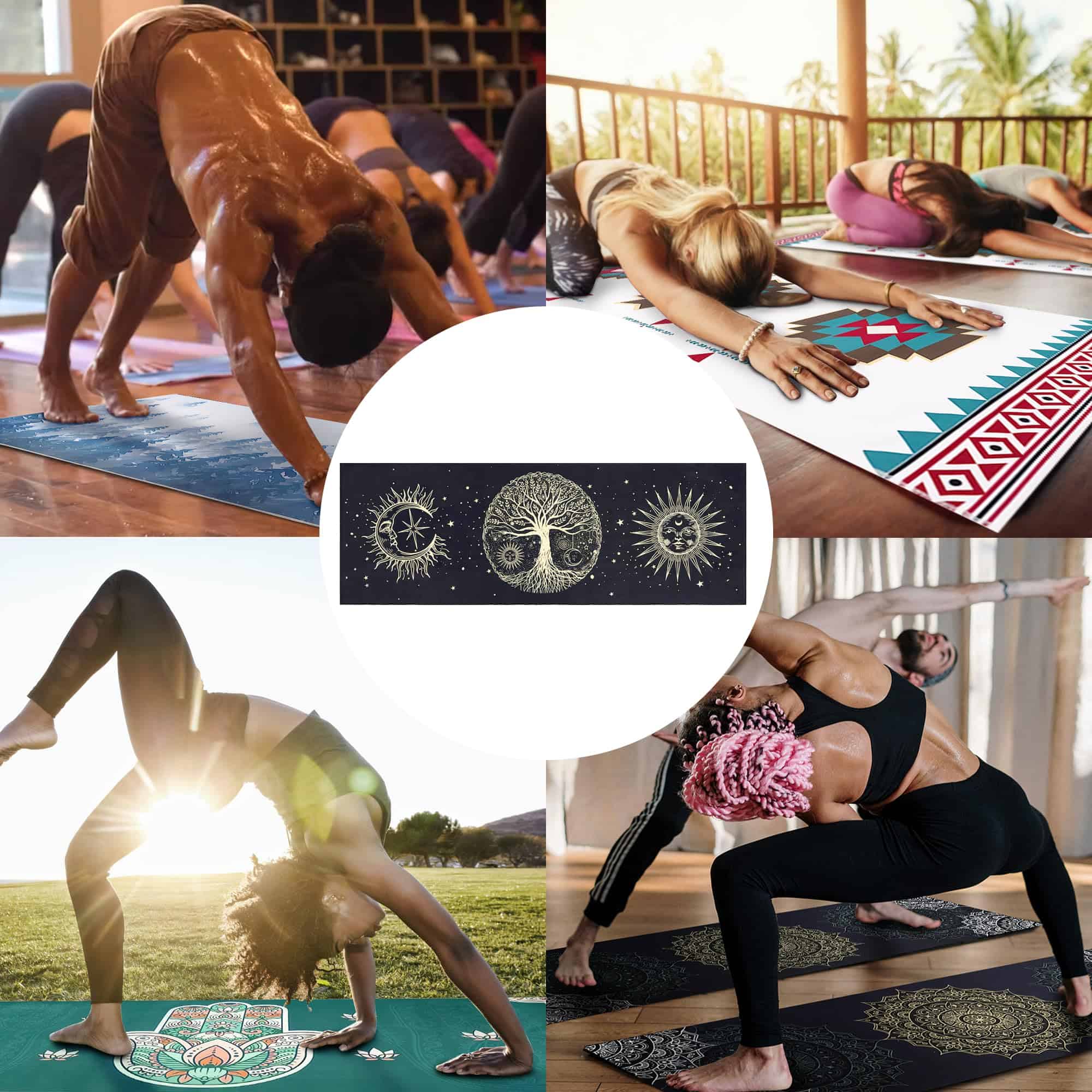 Toalla de Yoga con Diseño de Árbol de la Vida - Microfibra - Imagen 8