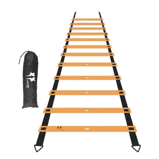 Escalera de Agilidad Deportiva LYKAN FIT de -Naranja Neón