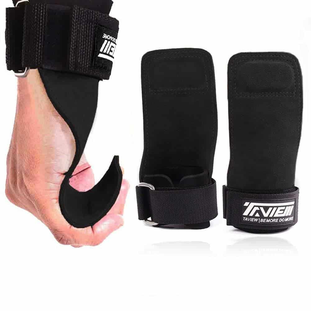 TAVIEW Correas de muñeca para levantamiento -Negro (Un par)