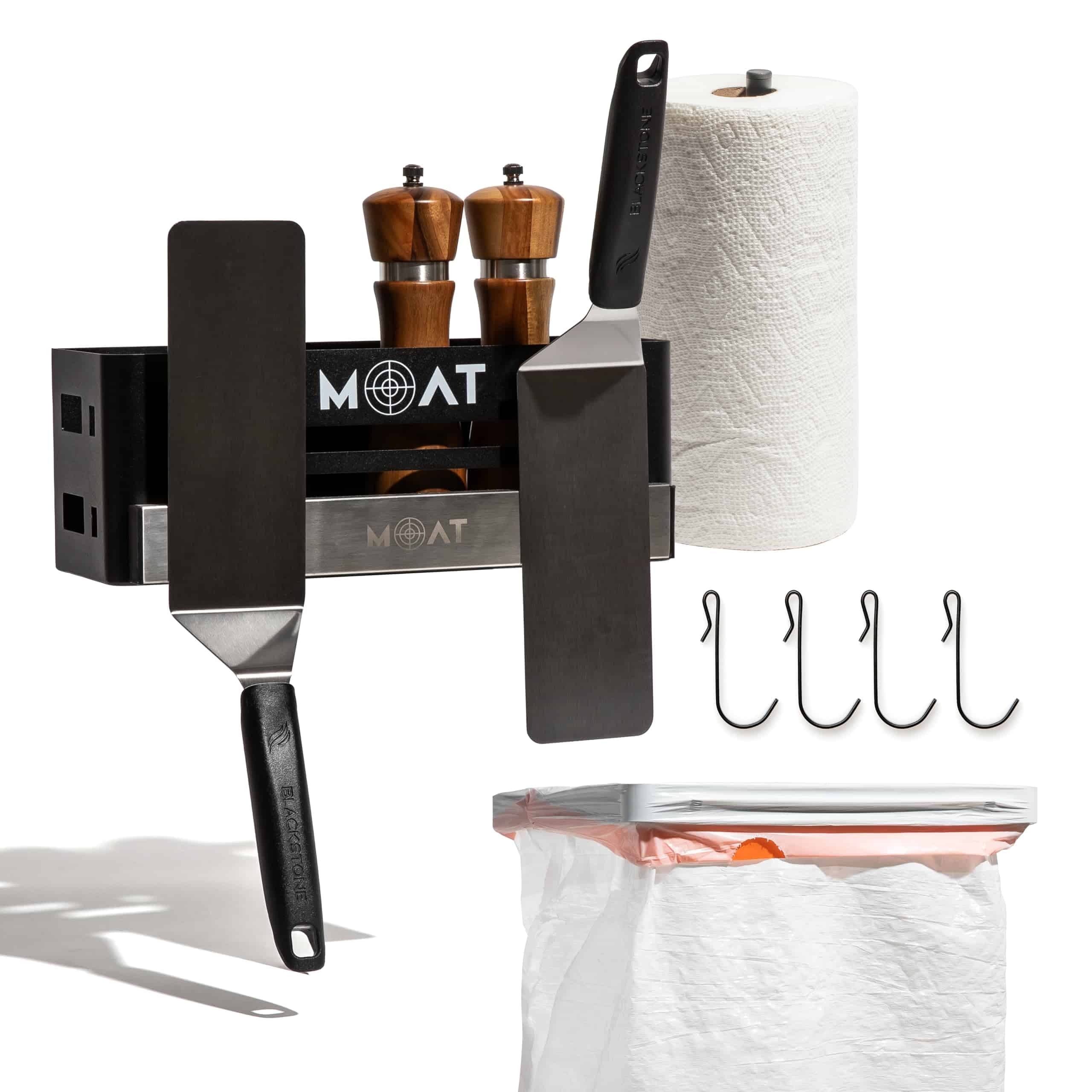 Caddy de Parrilla y Plancha MOAT más Soporte para Bolsa de