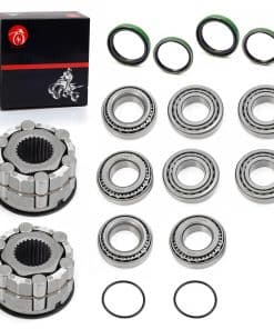 Conjunto de 2 bujes de rueda delantera, embrague y