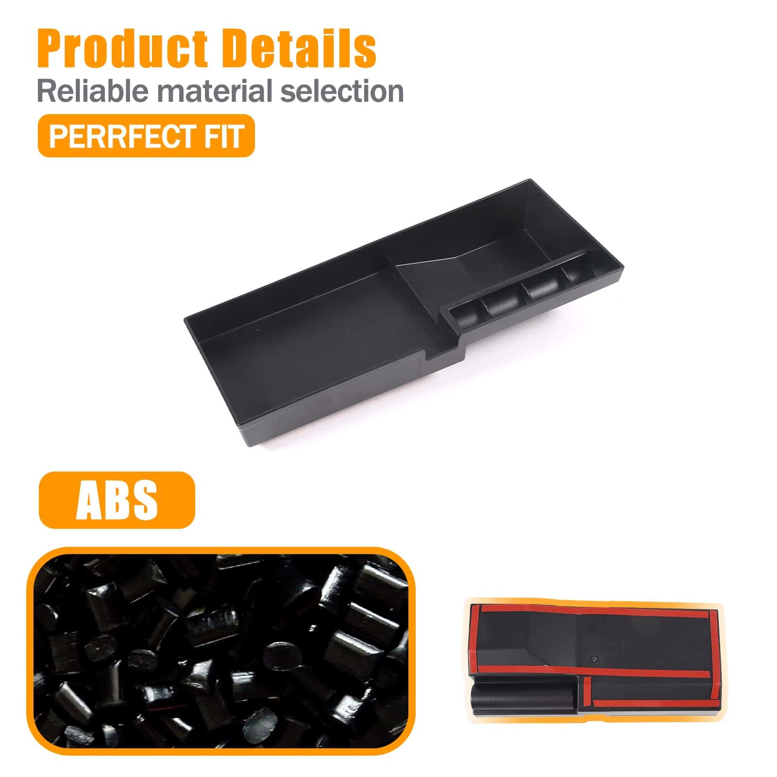 LLKUANG Bandeja de Almacenamiento para Tablero de - Imagen 6