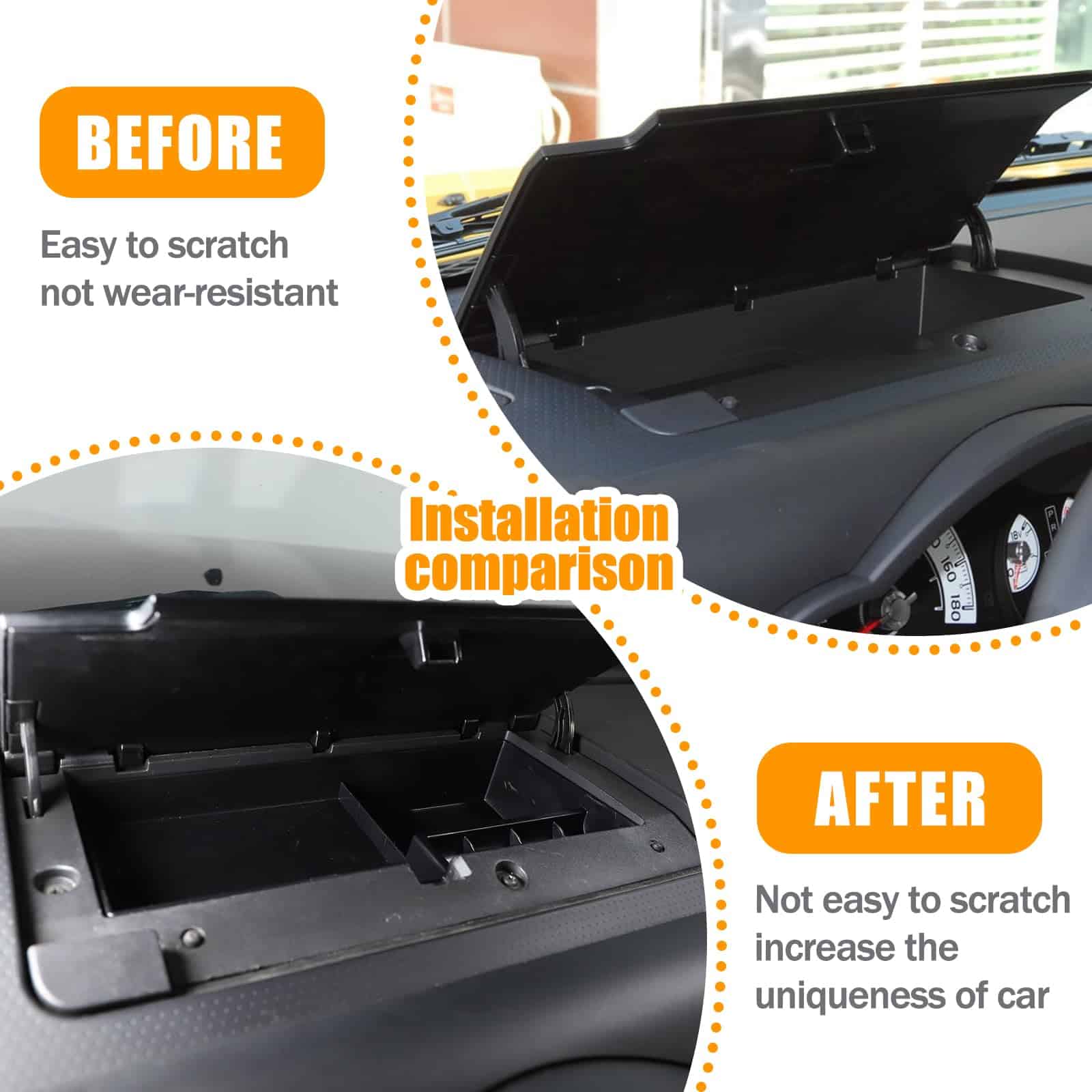 LLKUANG Bandeja de Almacenamiento para Tablero de - Imagen 3