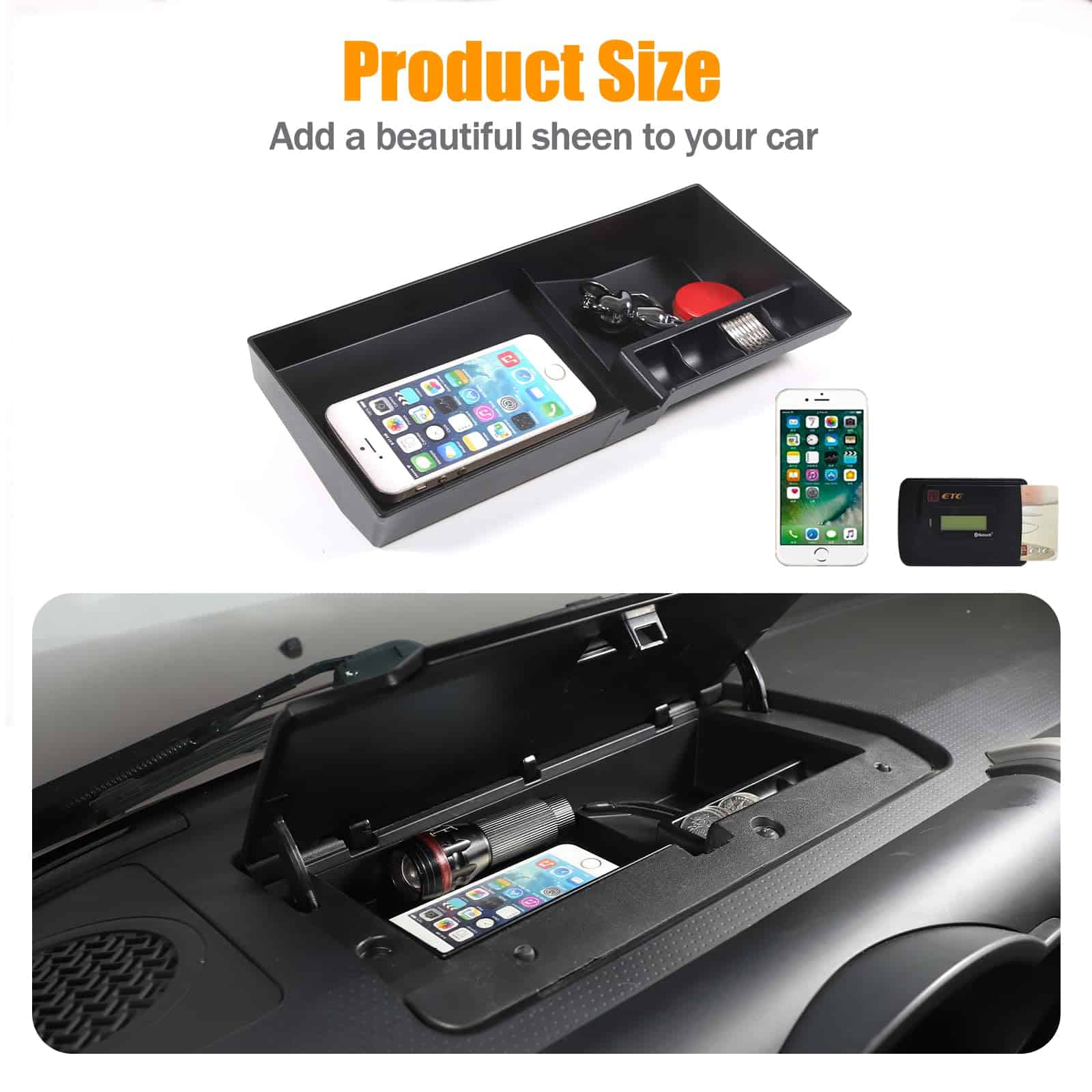 LLKUANG Bandeja de Almacenamiento para Tablero de - Imagen 4