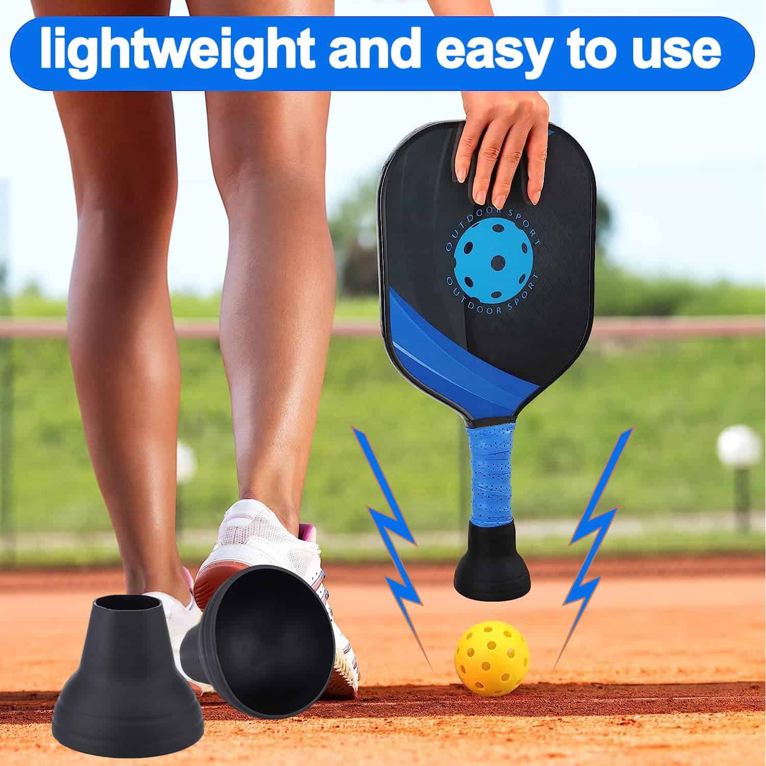 Recogedor de Bolas de Pickleball de Silicona 10 Pack - Imagen 6