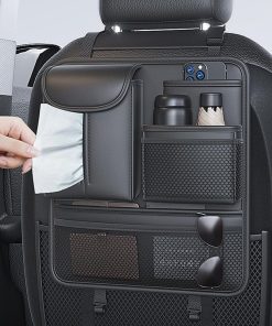 Organizador de Bolsa de Mano Colgante de Cuero para