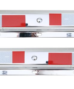 Colgador recto de guardabarros con cinta reflectante,