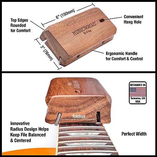 MusicNomad MN831 Lima de Biselado de Trastes de Precisión - Imagen 3