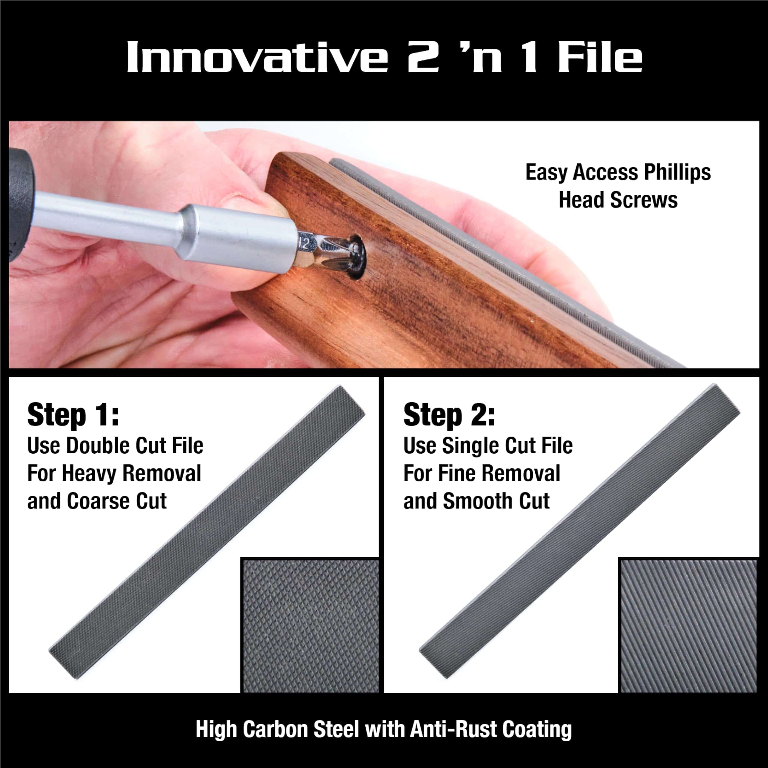 MusicNomad MN831 Lima de Biselado de Trastes de Precisión - Imagen 8