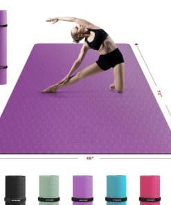 Tapete de Yoga Extra Grande HAPBEAR - -Morado