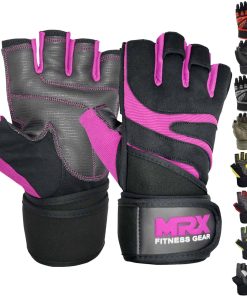 Guantes de levantamiento de pesas MRX para -Rosa