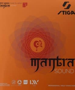 Stiga Mantra Sound Goma de Tenis de Mesa | Hoja -Negro