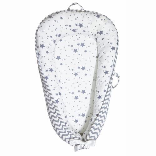 Nido para Bebé Aila+Aiden, Lounger para Bebé, 100% Algodón