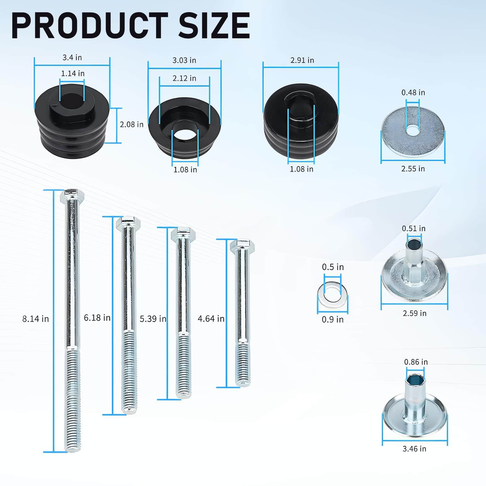 Kit de Buje de Montaje de Cuerpo Gagsu Nuevo y Mejorado - Imagen 4