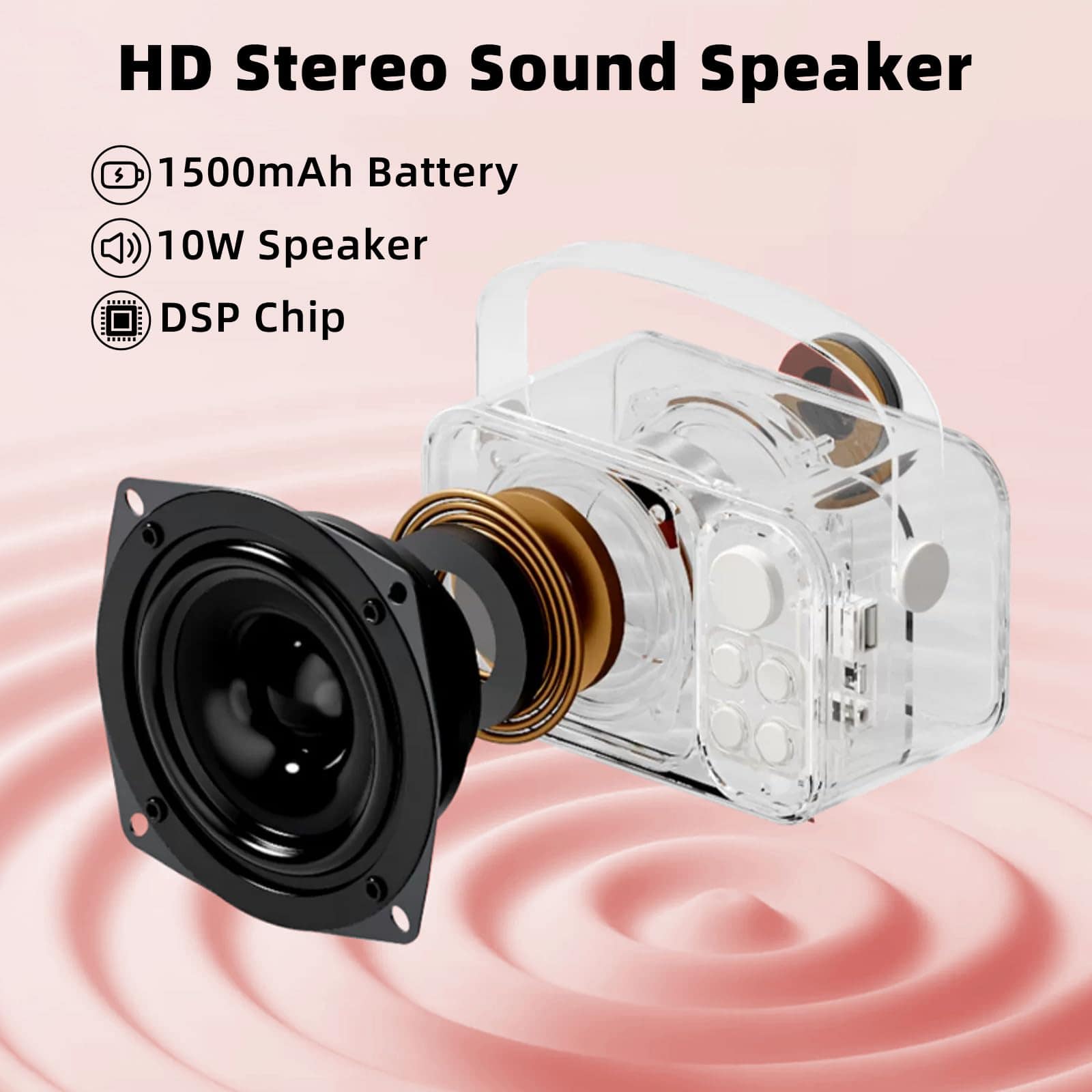 Máquina de Karaoke Flyasny Mini para Niños Adultos, Altavoz - Imagen 6
